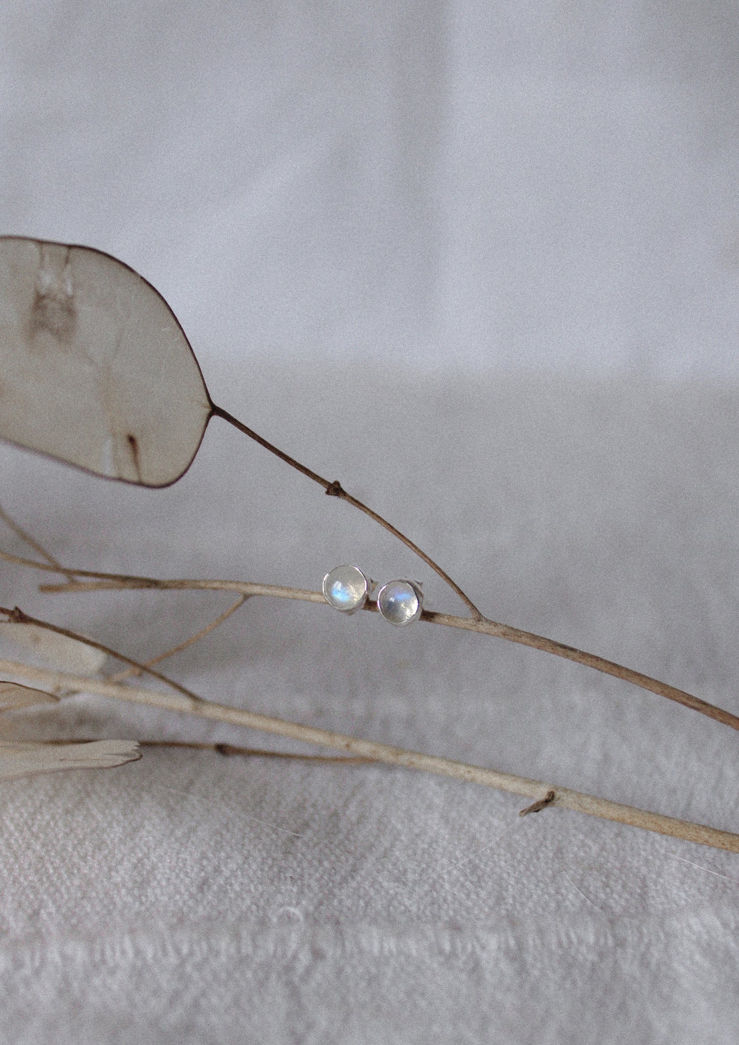 Earring | Moonstone Studs