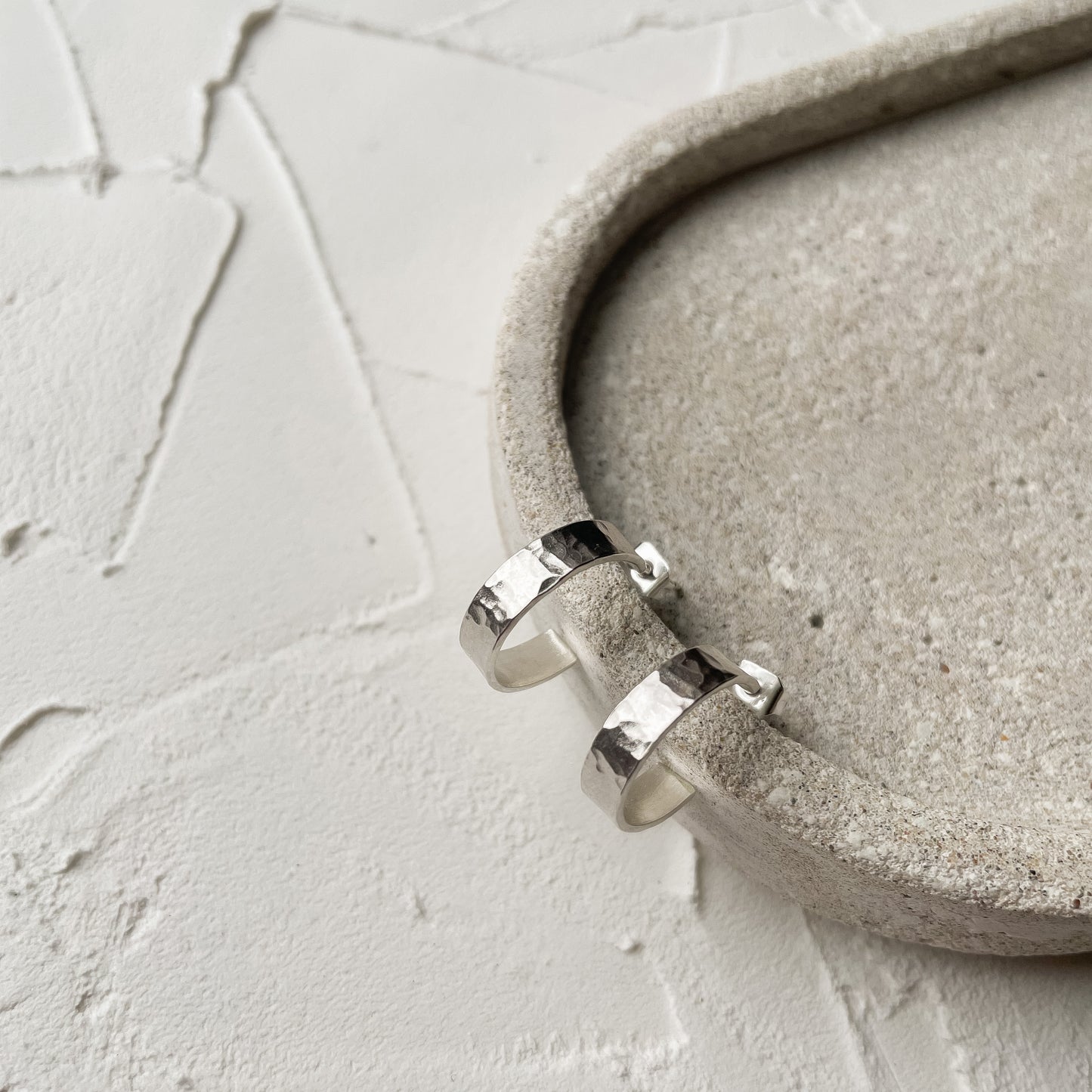 Earring | Chunky Hammered