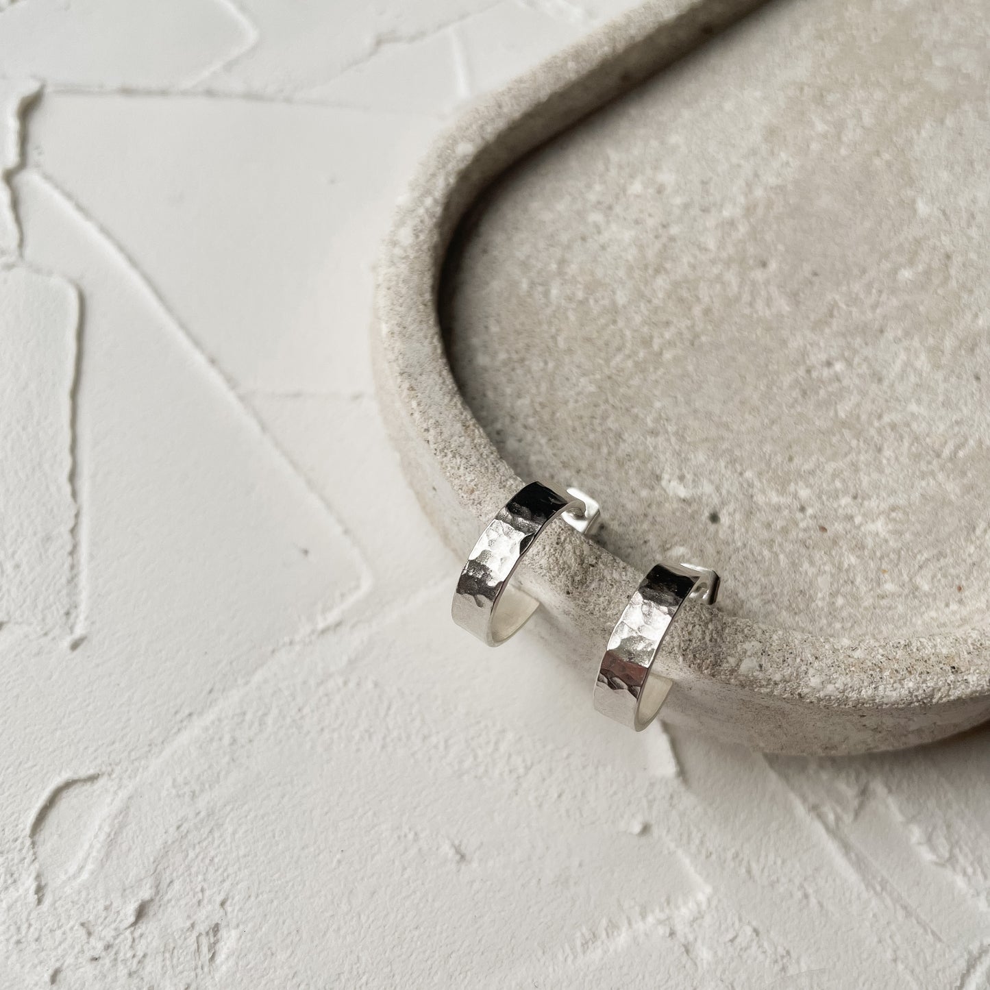 Earring | Chunky Hammered